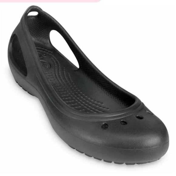 Crocs KADEE FLAT Black Size 8 Women's Ballerina Flats - Picture 4 of 5